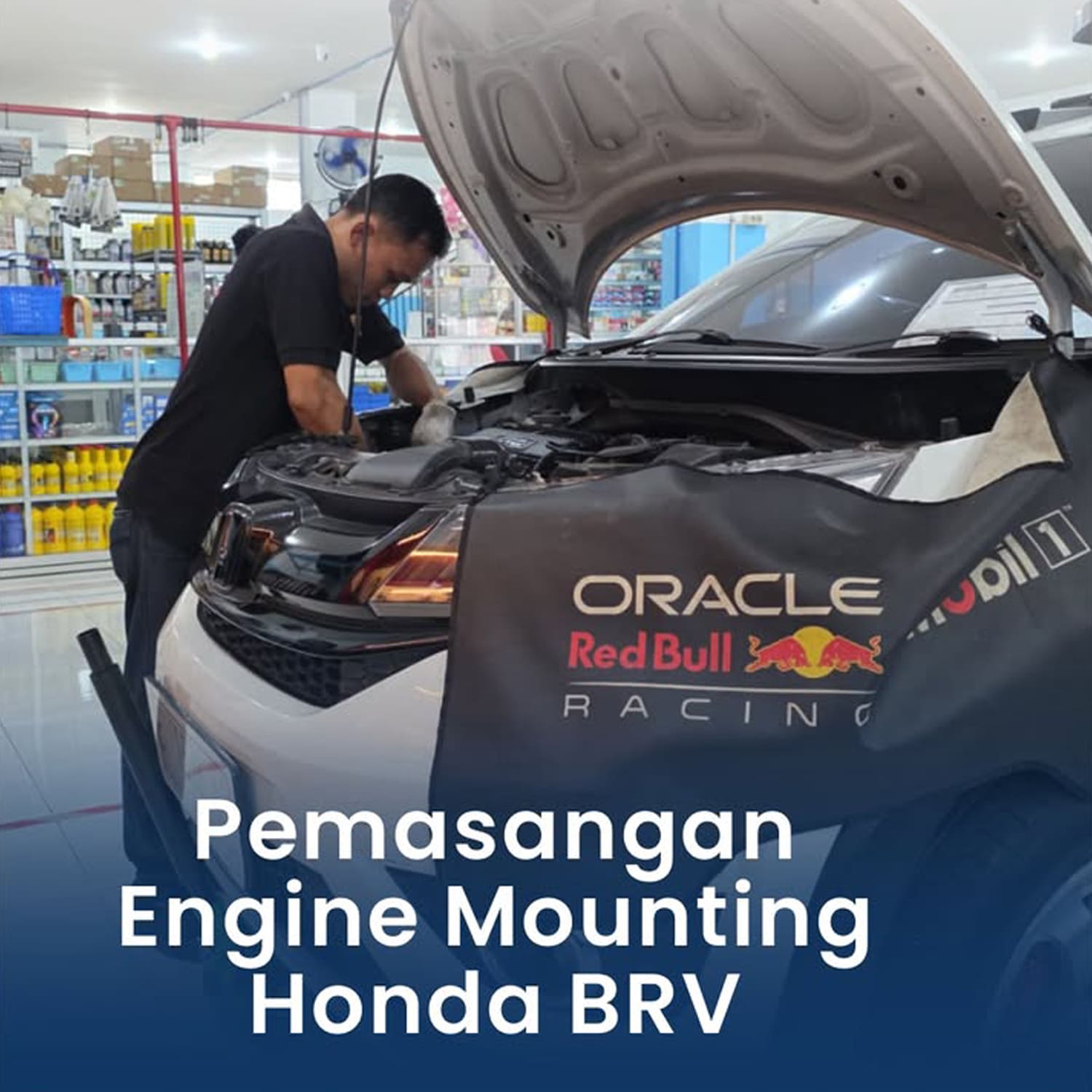 pemasangan-engine-mounting-honda-brv