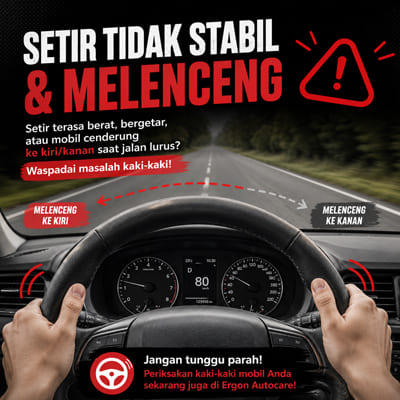 setir tidak stabil